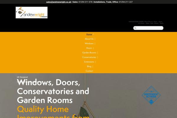 Andrew theme site design template sample