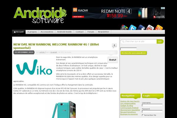 android-software.fr site used Twenty Twenty-Three