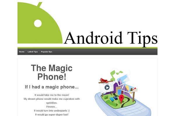 WordPress website example screenshot