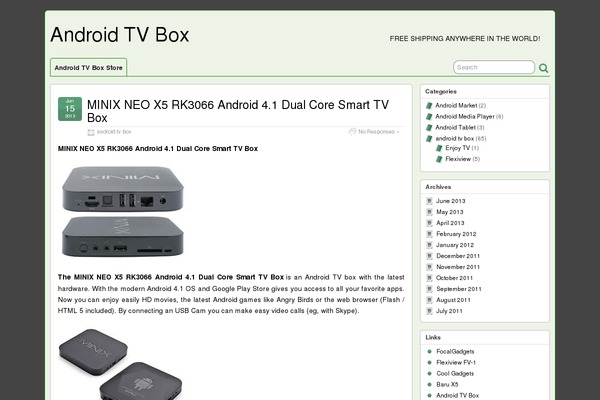 WordPress website example screenshot