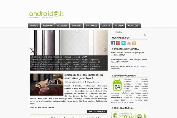 android24.lt site used Android24