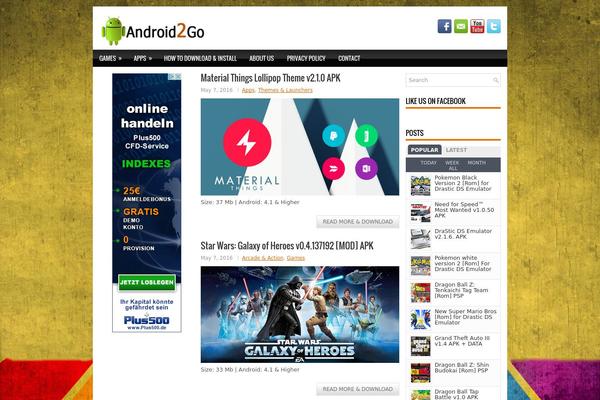 Hotgames theme site design template sample