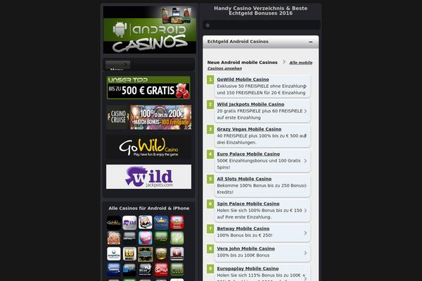 androidcasino.de site used Mobilepro