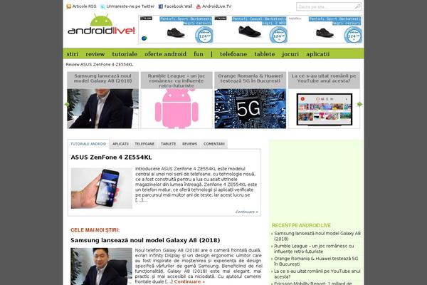 androidlive.ro site used NewsPro