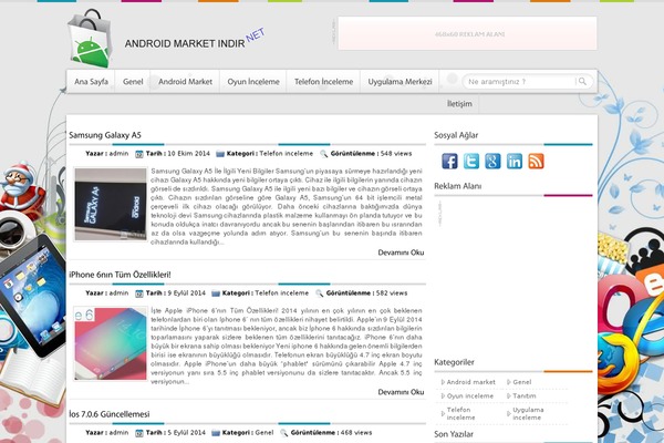 androidmarketindir.net site used Yenitema