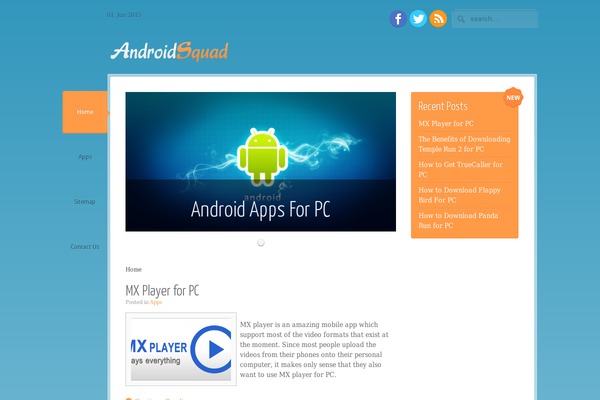 androidsquad.com site used Androidsquad