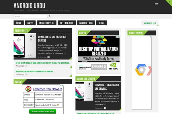 androidurdu.net site used Gridbox