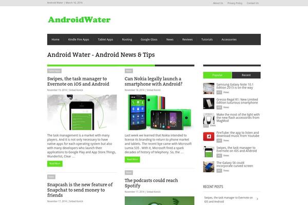 androidwater.com site used Extranews1