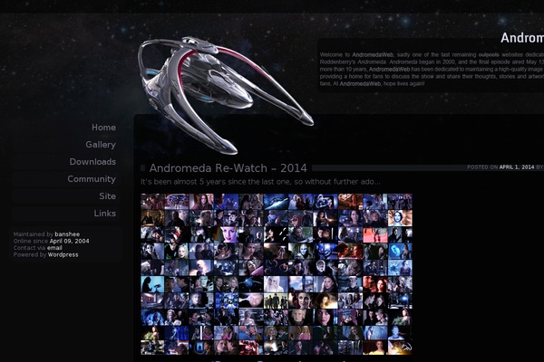 andromeda-web.com site used Andromedaweb2013