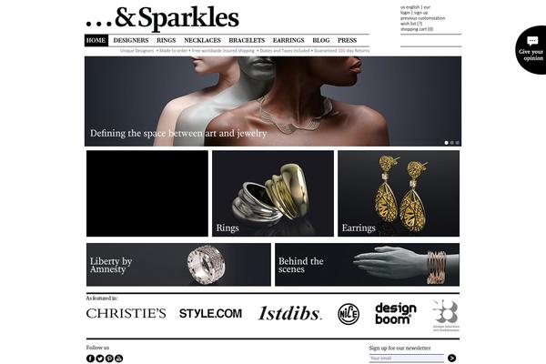 andsparkles.com site used Sparkles