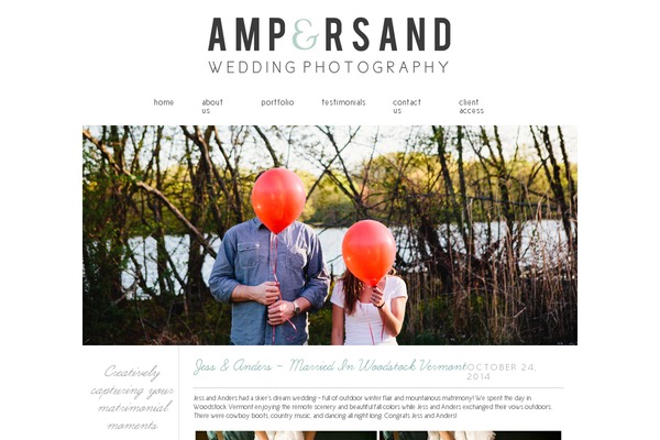 WordPress website example screenshot