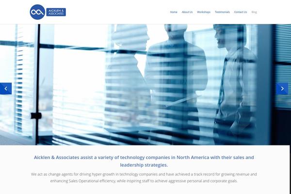 Salient theme site design template sample