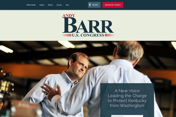 andybarrforcongress.com site used Barr