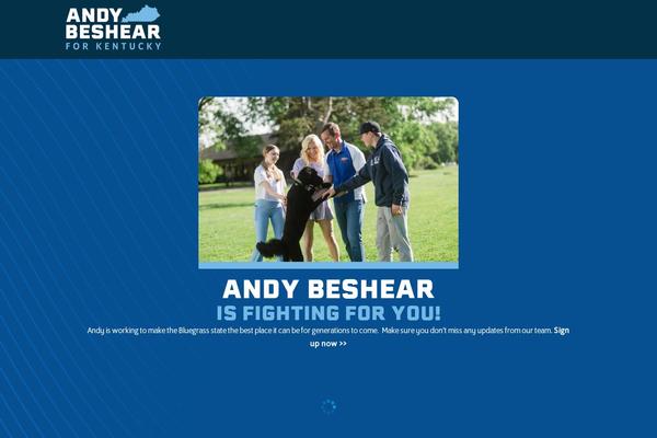 andybeshear.com site used Beshear