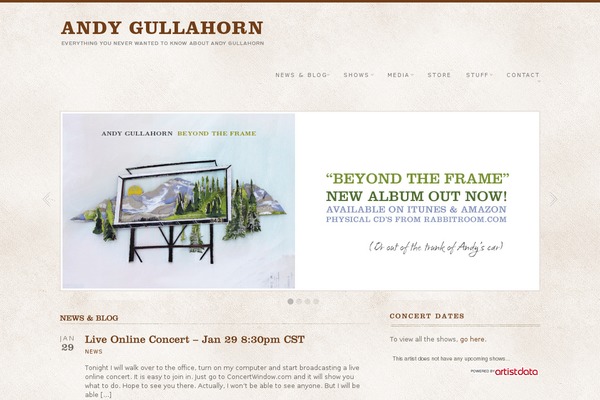 andygullahorn.com site used The_cotton_1.1.3