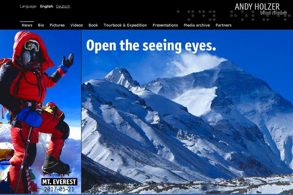 andyholzer.com site used Blindclimber
