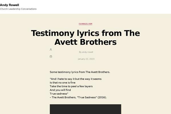 WordPress website example screenshot