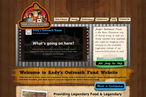 andysoutreach.com site used Andy