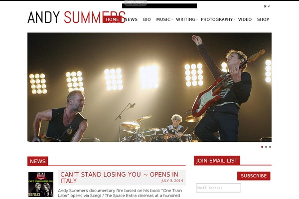 andysummers.com site used Andysummers