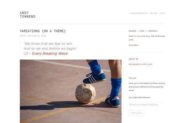 WordPress website example screenshot