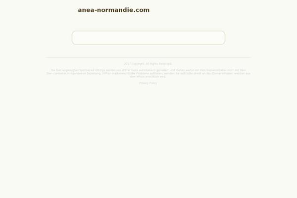 anea-normandie.com site used Anea