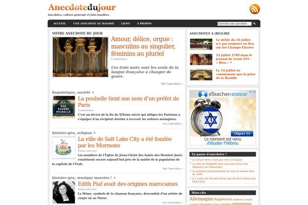 anecdote-du-jour.com site used Libretto