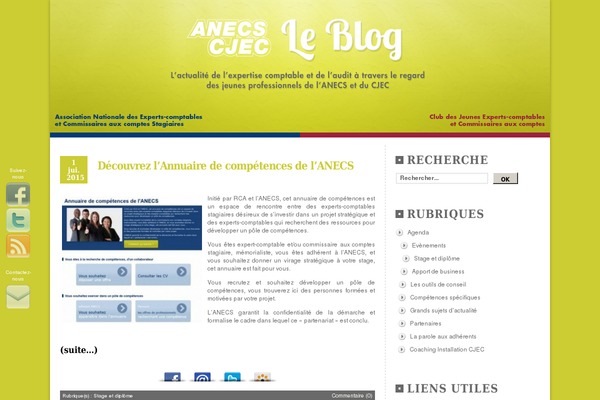 anecs-cjec.org site used Astra-child-2