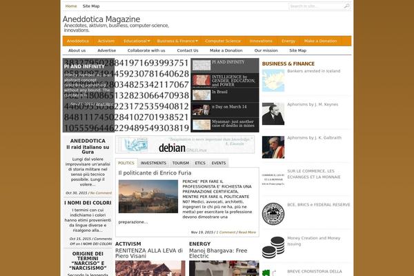 aneddoticamagazine.com site used Newspro_v2.8.6