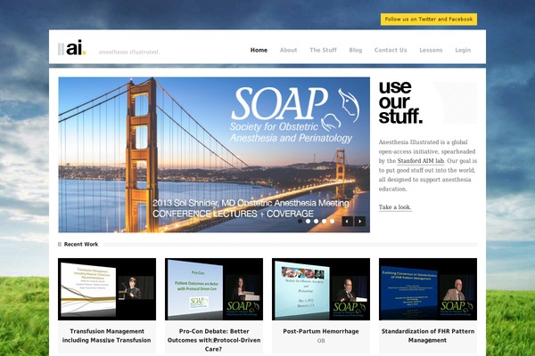 Scope theme site design template sample