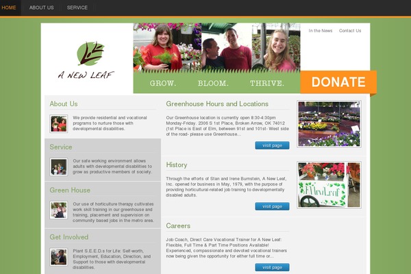 anewleaf.org site used Anewleaf
