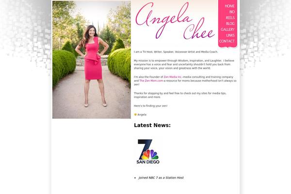 Angela theme site design template sample
