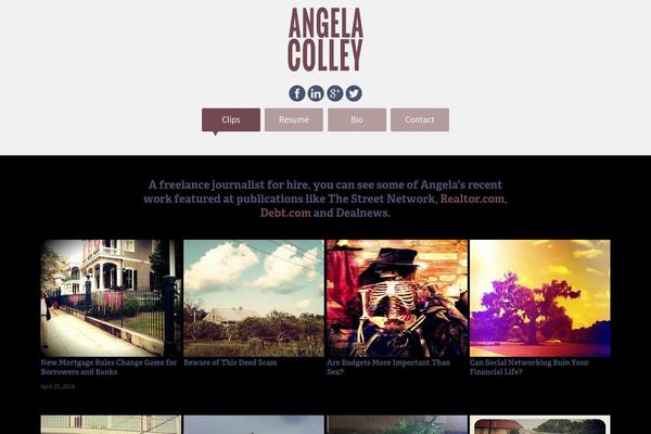 Twenty Thirteen theme site design template sample