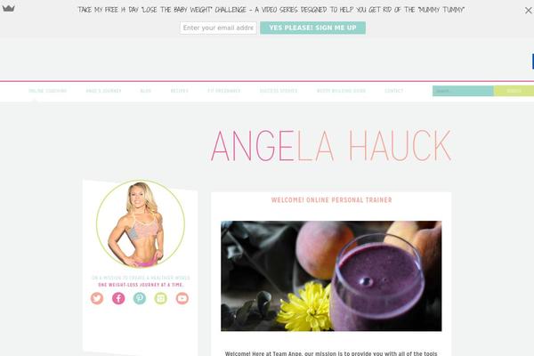angelahauck.com site used Angelahauck