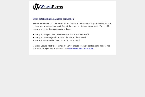 WordPress website example screenshot