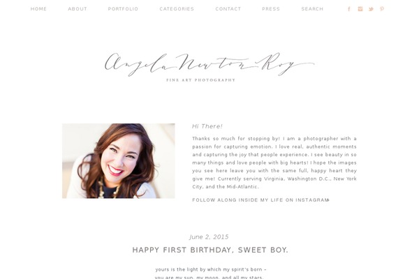 ProPhoto 5 theme site design template sample