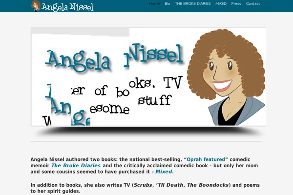 angelanissel.com site used Coffee & Cream