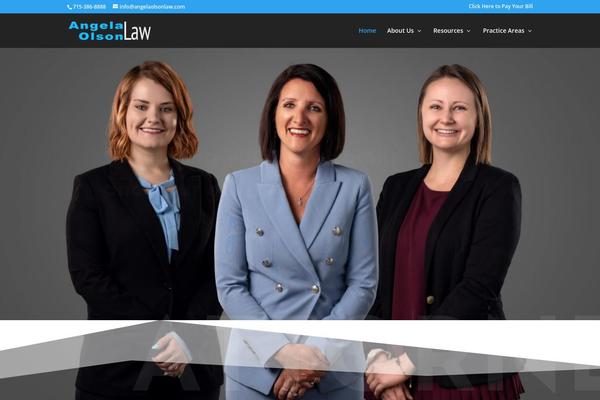 Divi theme site design template sample