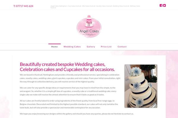 angelcakesnottingham.com site used X | The Theme