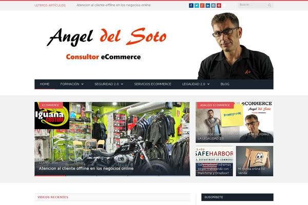 SmartMag theme site design template sample