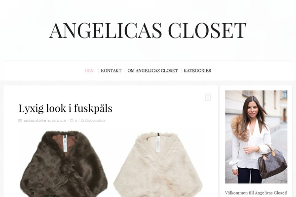 angelicascloset.se site used Angelicas-closet-theme