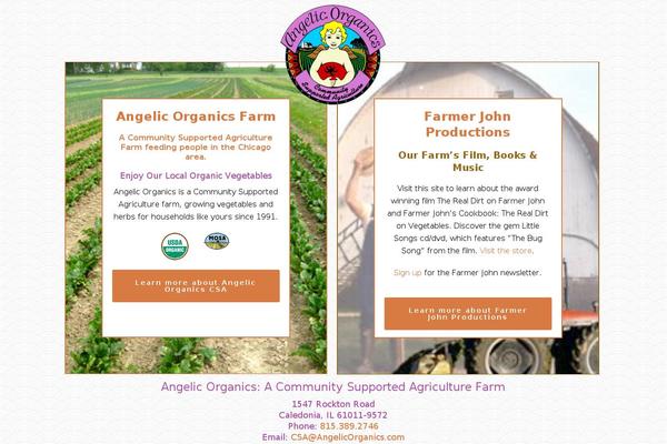 angelicorganics.com site used Angelic-organics