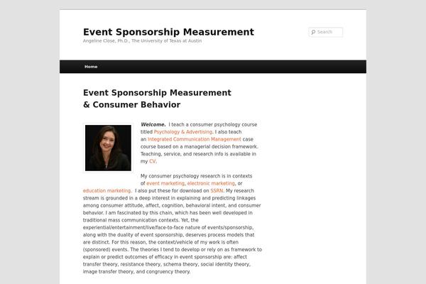 WordPress website example screenshot
