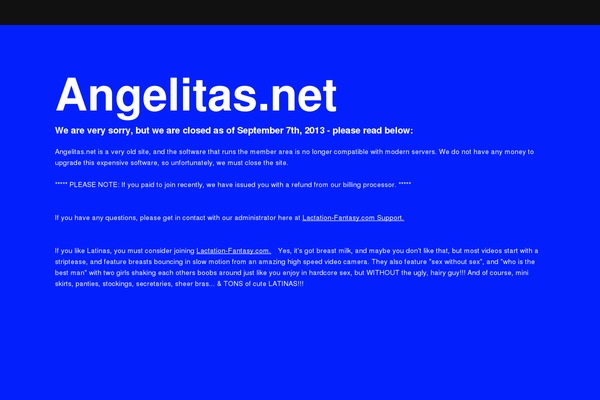 angelitas.net site used Holder