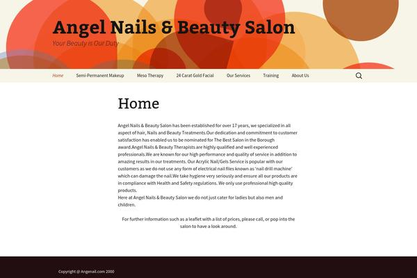 Twenty Thirteen theme site design template sample