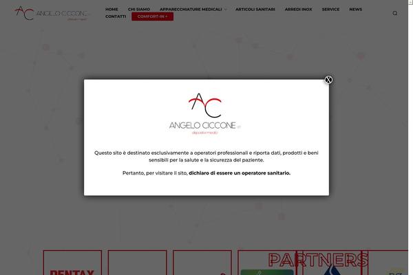 angelociccone.com site used Shopkeeper • Multipurpose WooCommerce / WordPress eCommerce Website Builder for any Business