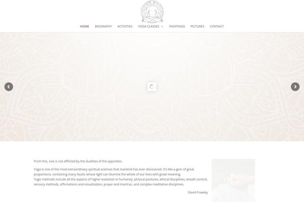 Divi theme site design template sample