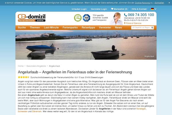 Site using Edomizil_widget plugin