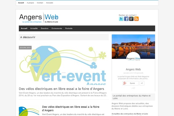 angersweb.com site used Volt