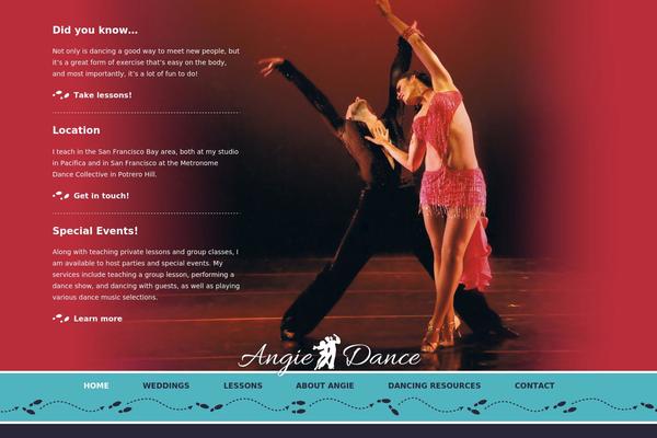 angiedance.com site used Angiedance