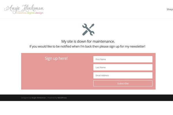 WordPress website example screenshot